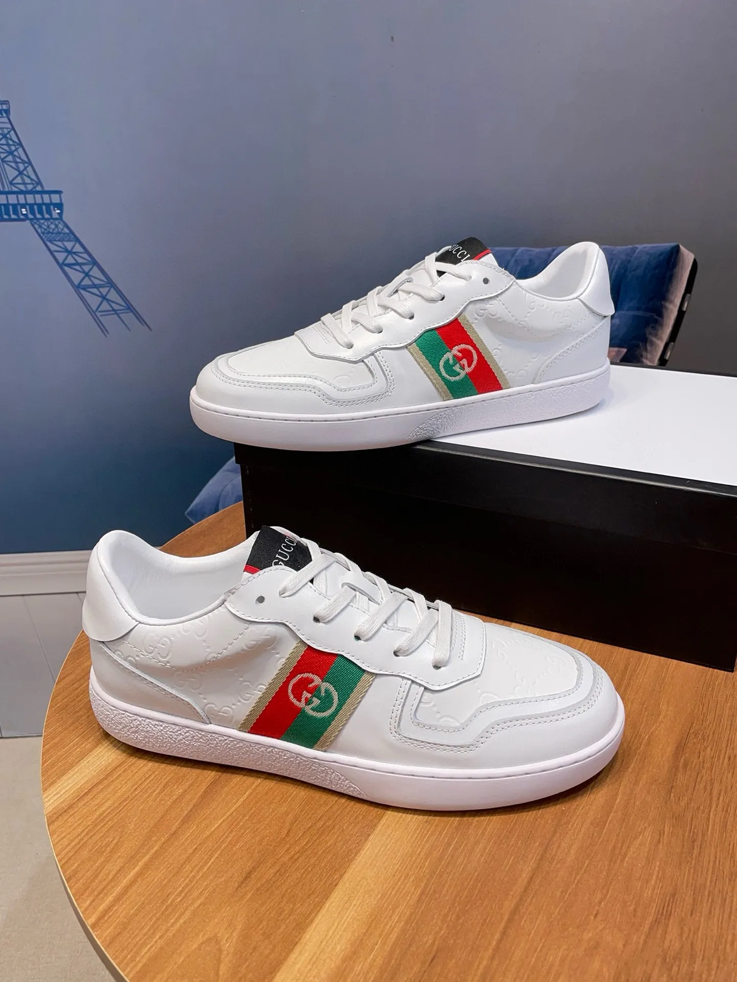 Men's clothing and shoes: 380💰New styles are here again! [Gucci Sports Men's Shoes] Gucci fashionable casual men's shoes🇨🇳Original 1:1 mold, new model debuts first💯Not high-profile but avant-garde, simple, low-key and fashionable, super versatile style🌿Made of original cowhide➕Sheepskin lining🎋The version is comfortable on the feet, first-class workmanship🍍Number: 38-44, customized 45
